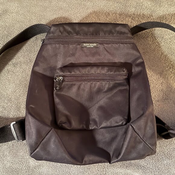 KATE SPADE Wilson Road Small Black Bradley Backpack / Purse 12×12 main image 4